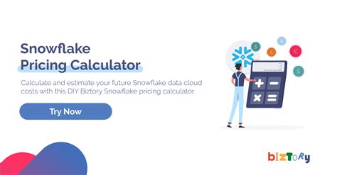 snowflake costs calculator.